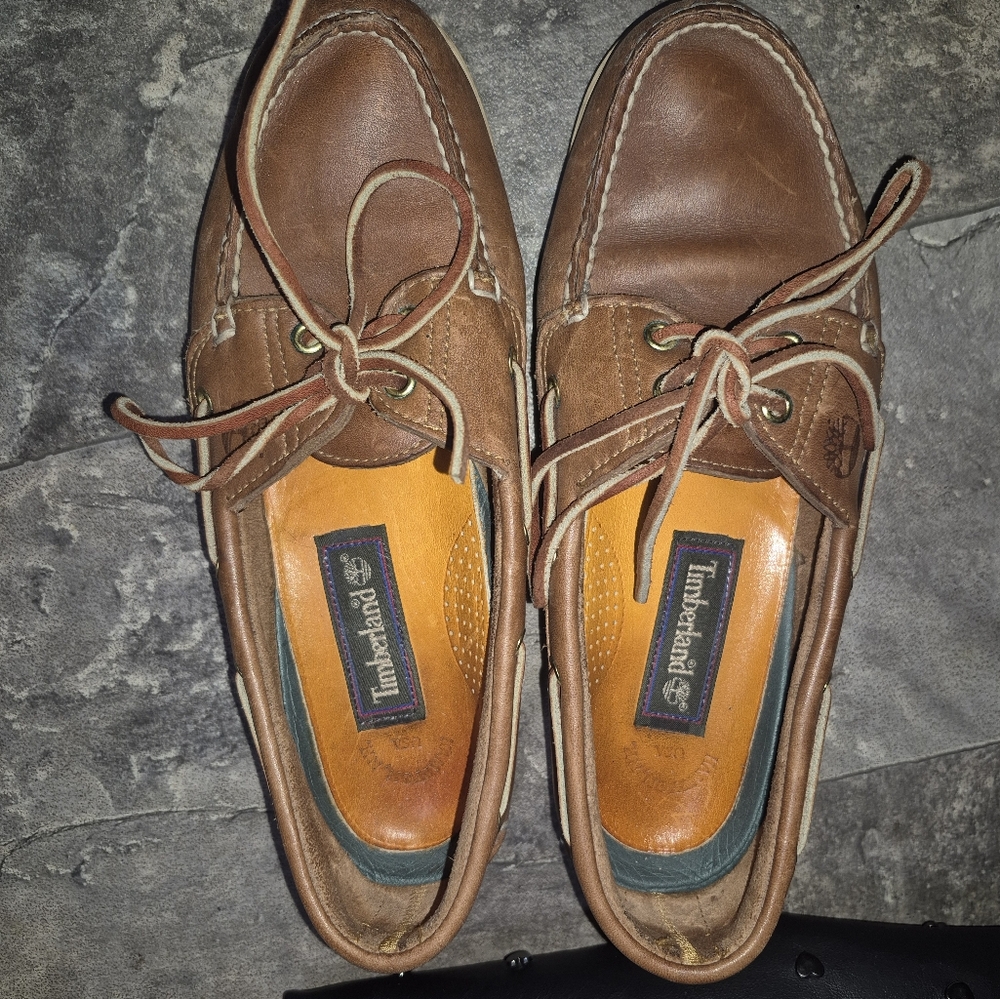 VINTAGE TIMBERLAND Boat SHOES 84391 Womens size 8